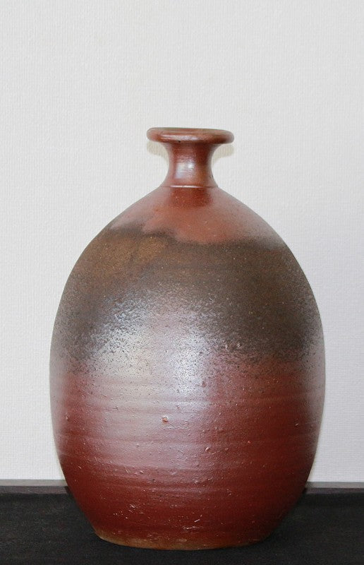 25635 人間国宝 藤原啓 (備前徳利形壷) FUJIWARA Kei – アート飛田