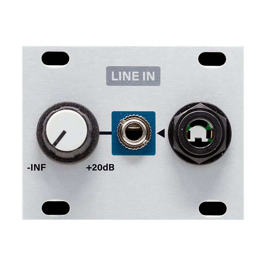 Intellijel Designs Line In 1U— Clockface Modular