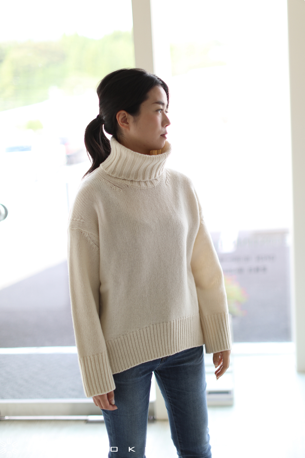 GALERIE VIE (ギャルリー・ヴィー ) ファインウール ハイネックプル