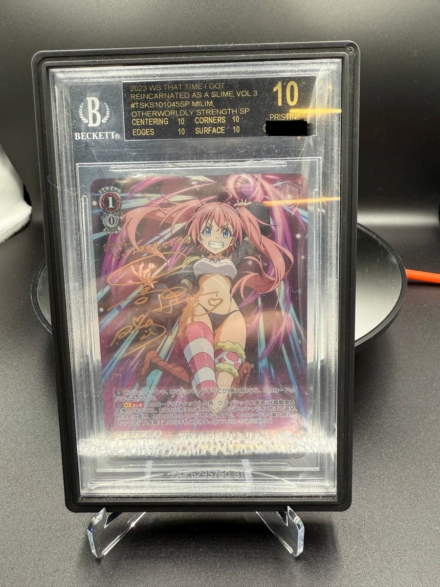 BGS 10 Black Label Signed Weiss Schwarz TenSura Vol.3 TSK/S101