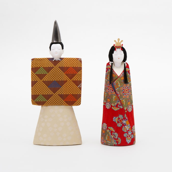 Hina Dolls Simple Modern Hina by Tatsumura Bijutsu Orimono x Kou