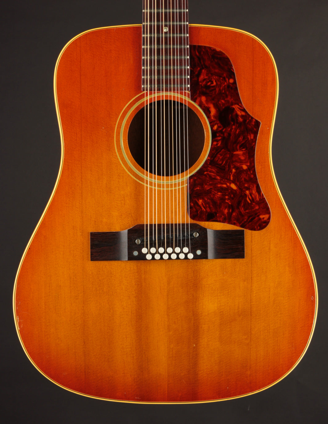 1964 Gibson B-45-12 Cherry Sunburst: Vintage Guitar at The Music