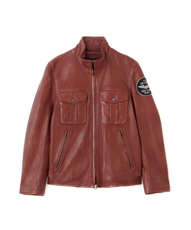 楽天市場】AVIREX 公式通販｜SHEEP SKIN STAND RIDERS JACKET/シープ