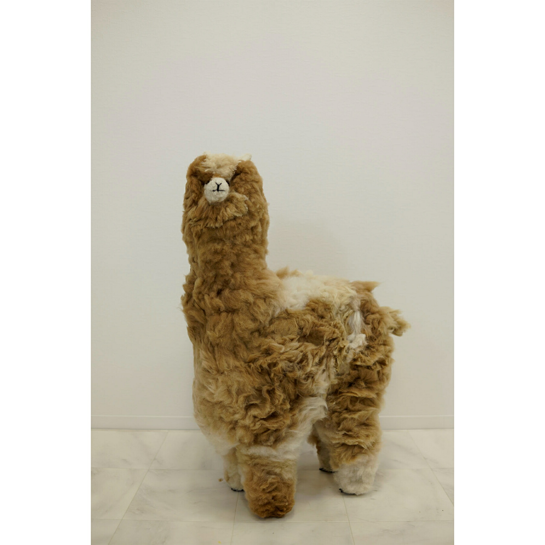 楽天市場】アルパカ ぬいぐるみ 特大 大サイズ Lサイズ人形 置物