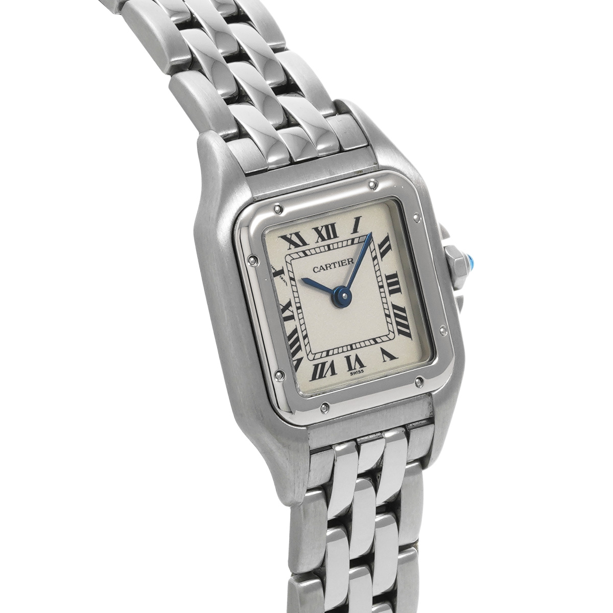 カルティエ パンテール SM W25033P5 シルバー レディース 時計 【中古