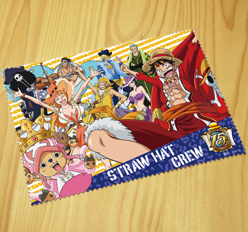麦わらの一味15th anniversaryクリーナークロス [ワンピース