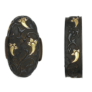 縁頭: 無銘(古金工)(特別保存刀装具) | 日本刀販売の葵美術