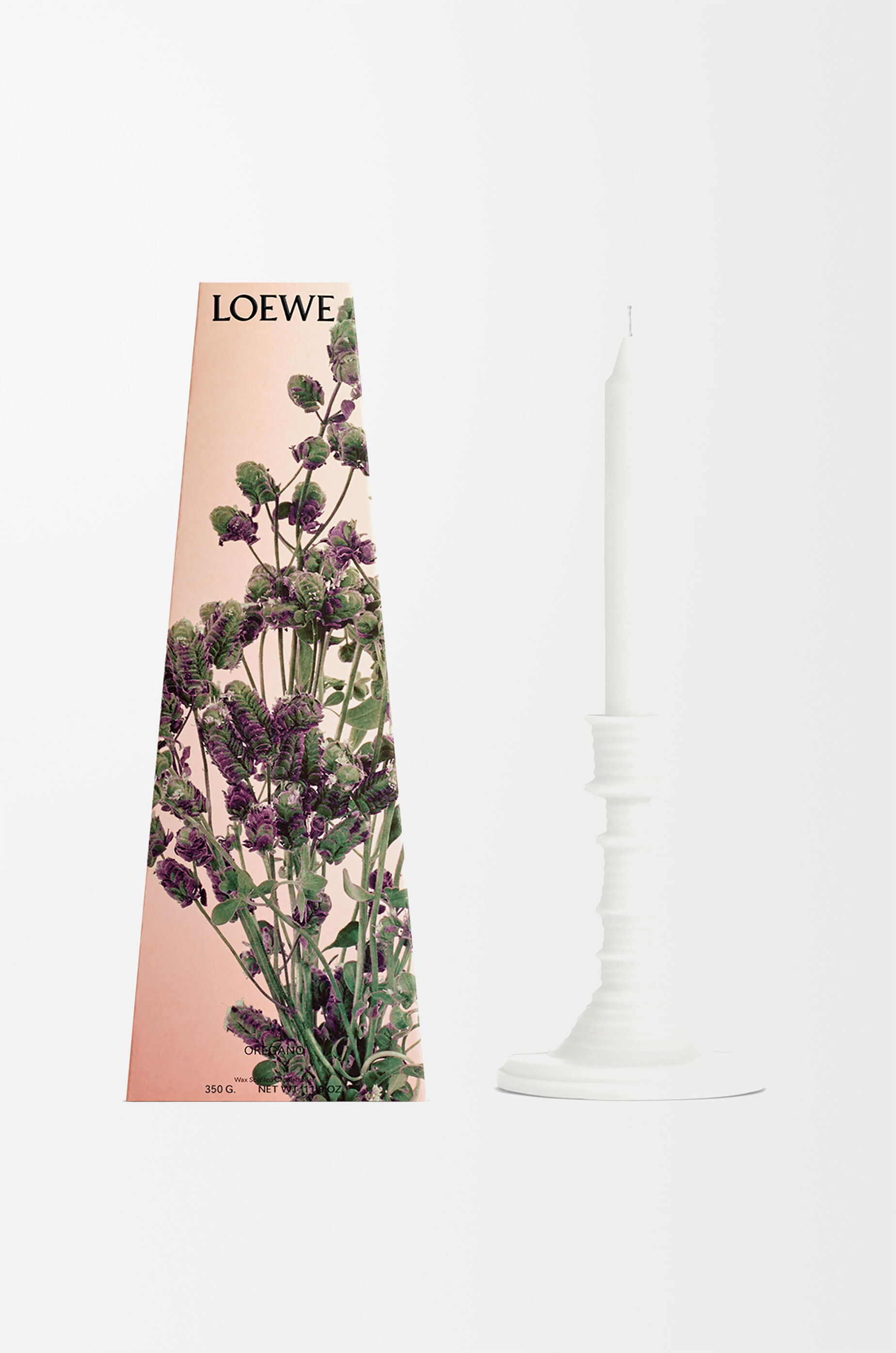 オレガノ ワックス キャンドルホルダー ホワイト - LOEWE Japan