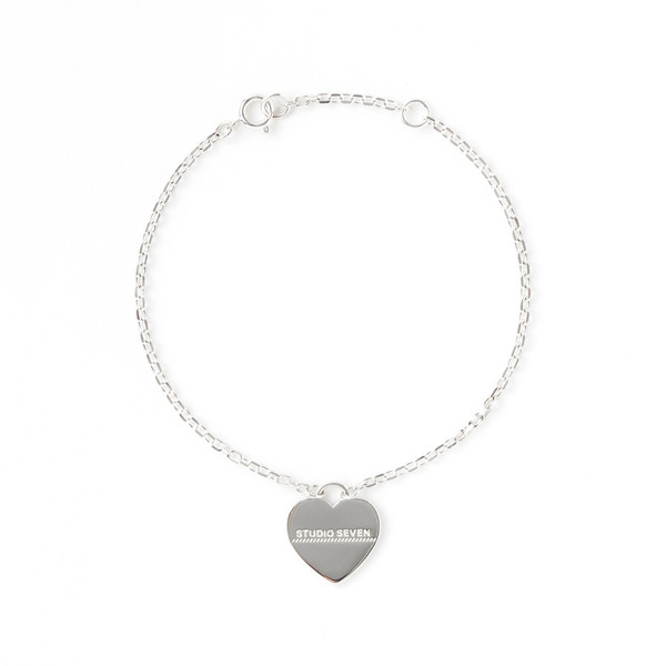 Plate Heart Bracelet SLV | STUDIO SEVEN (スタジオ セブン)