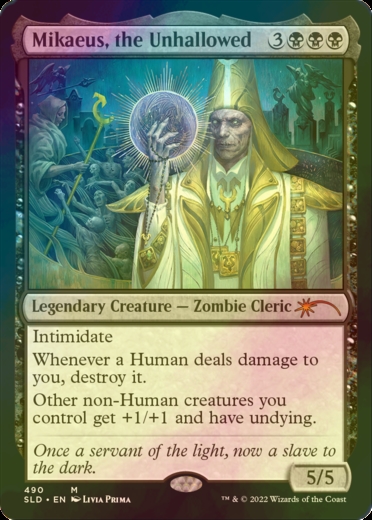 FOIL] 不浄なる者、ミケウス/Mikaeus, the Unhallowed No.490 【英語版