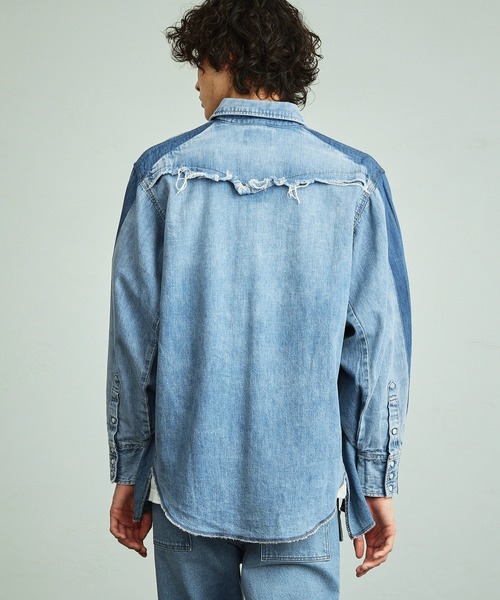 Wrangler（ラングラー） シャツ US ORIGINALS/127MW リメイクデニム