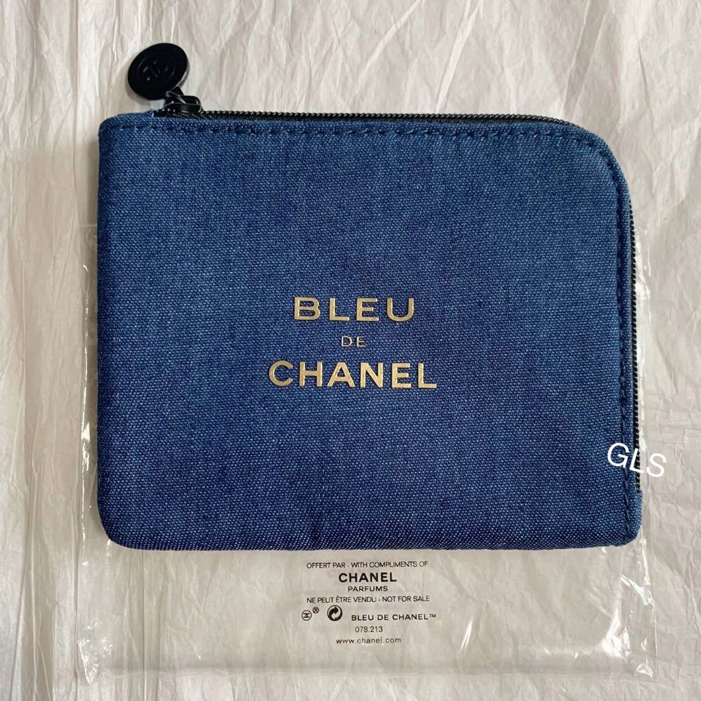 激レア 新品本物 CHANEL ブルードゥシャネル カードケース コイン