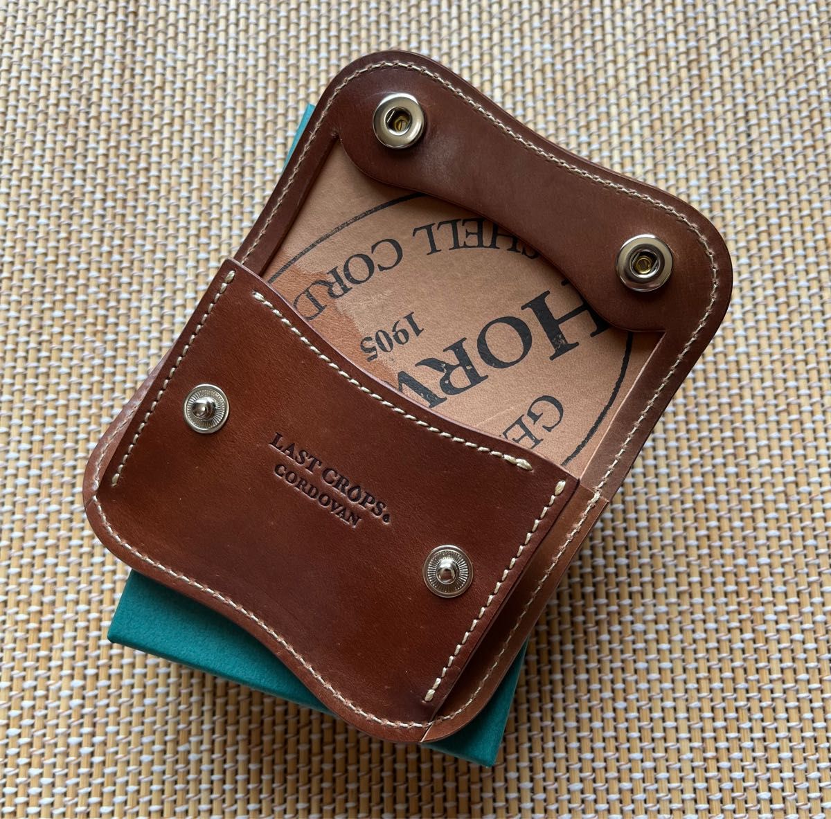 新品未使用】ラストクロップス タング シェルコードバン ナチュラル