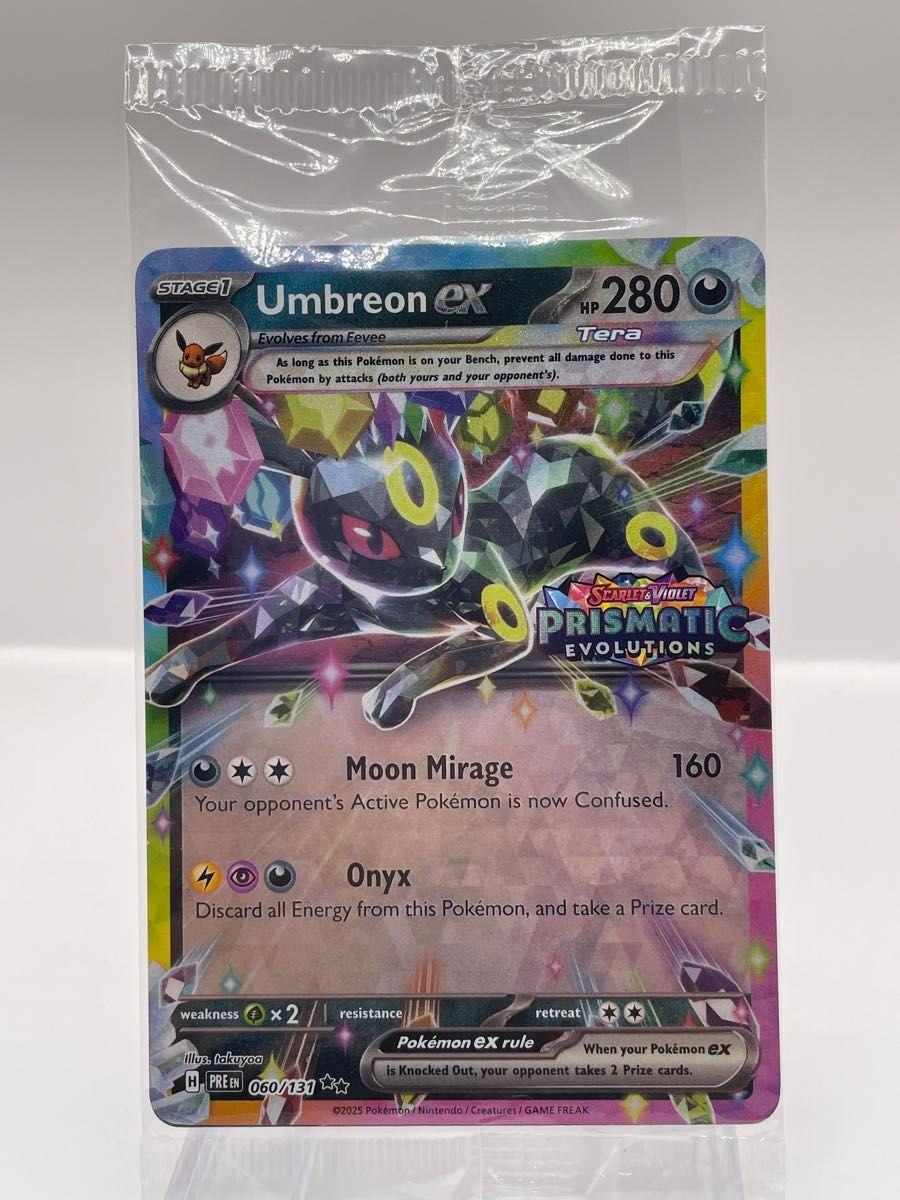 新品未開封 英語版 ブラッキーex プロモ 公式品 ポケモンカード｜Yahoo