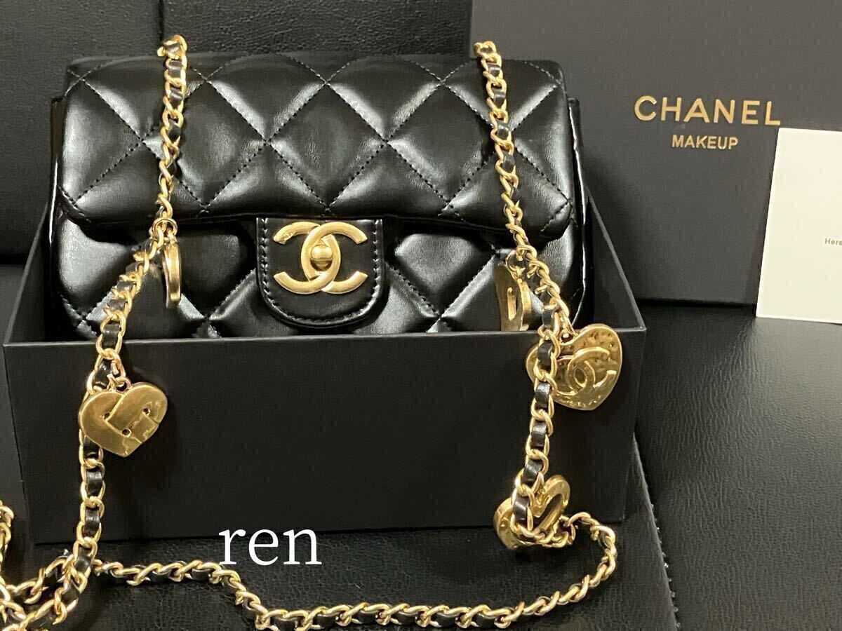 新品 シャネル ノベルティ CHANEL ショルダーバッグ ゴールドチェーン