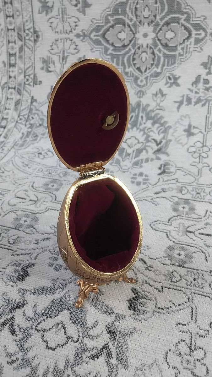 希少／動作確認済】ハリーポッター オルゴール付きジュエリーケース 金