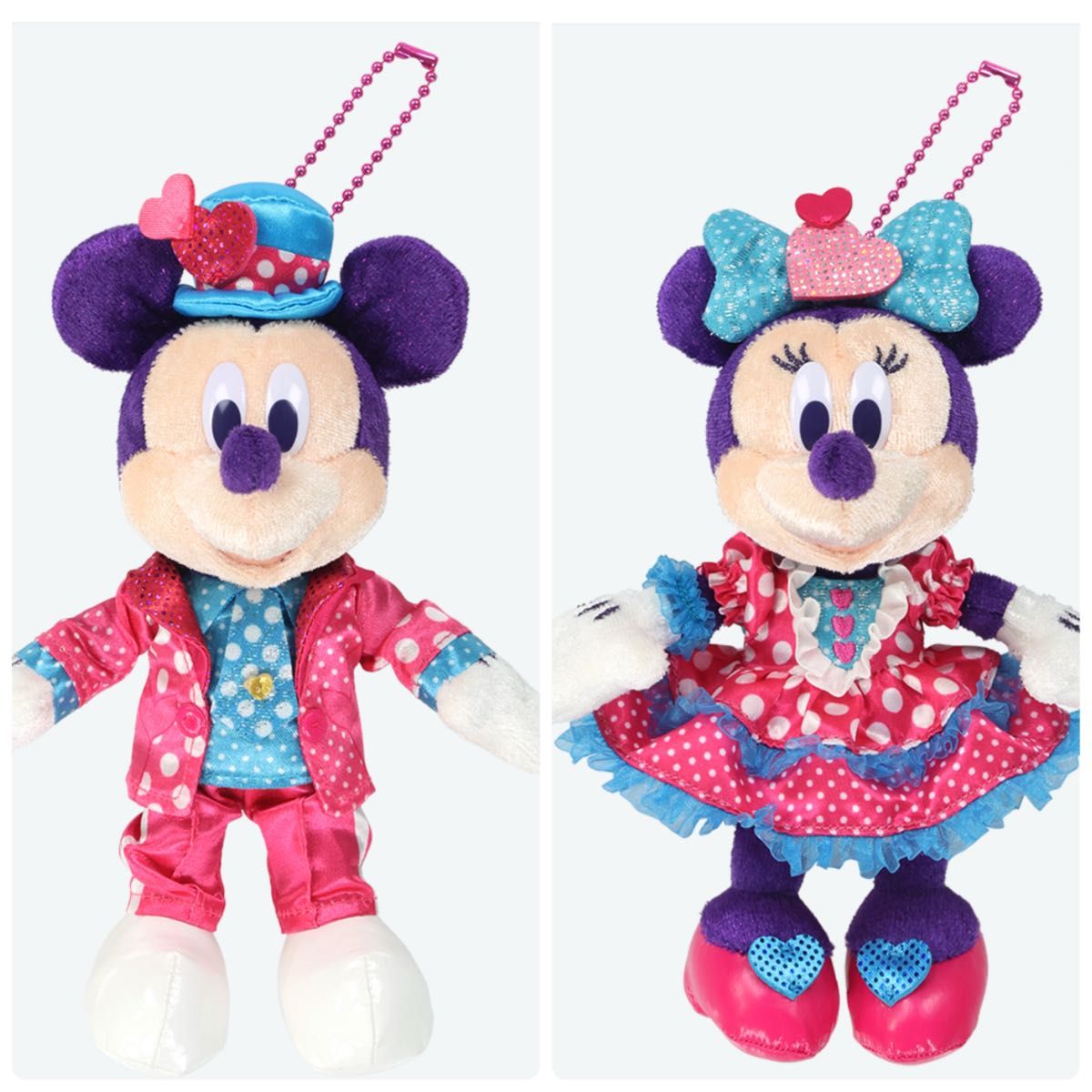 ぬいぐるみバッジ ディズニー ランド パルパルーザ ミニー ファン