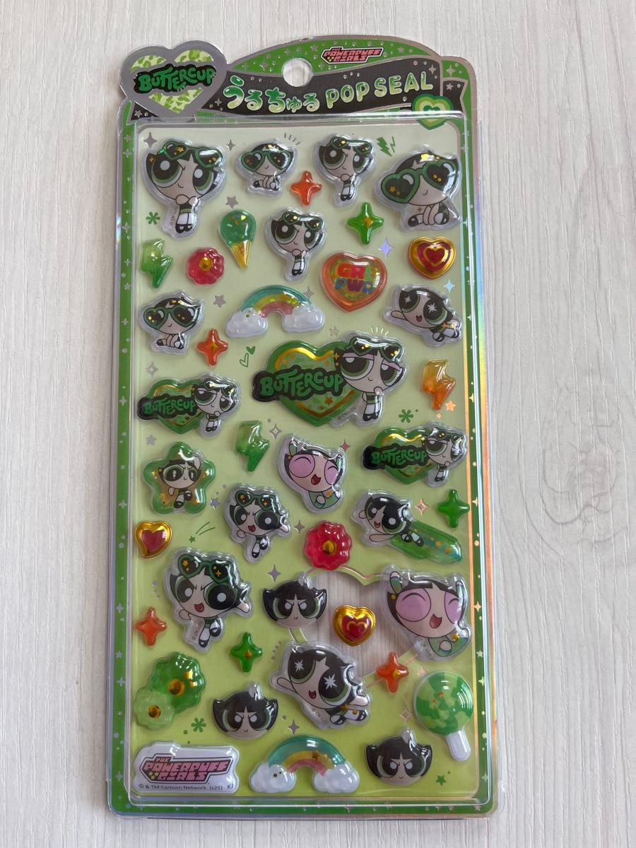 うるちゅるポップシール パワーパフガールズ 4種類セット ブロッサム