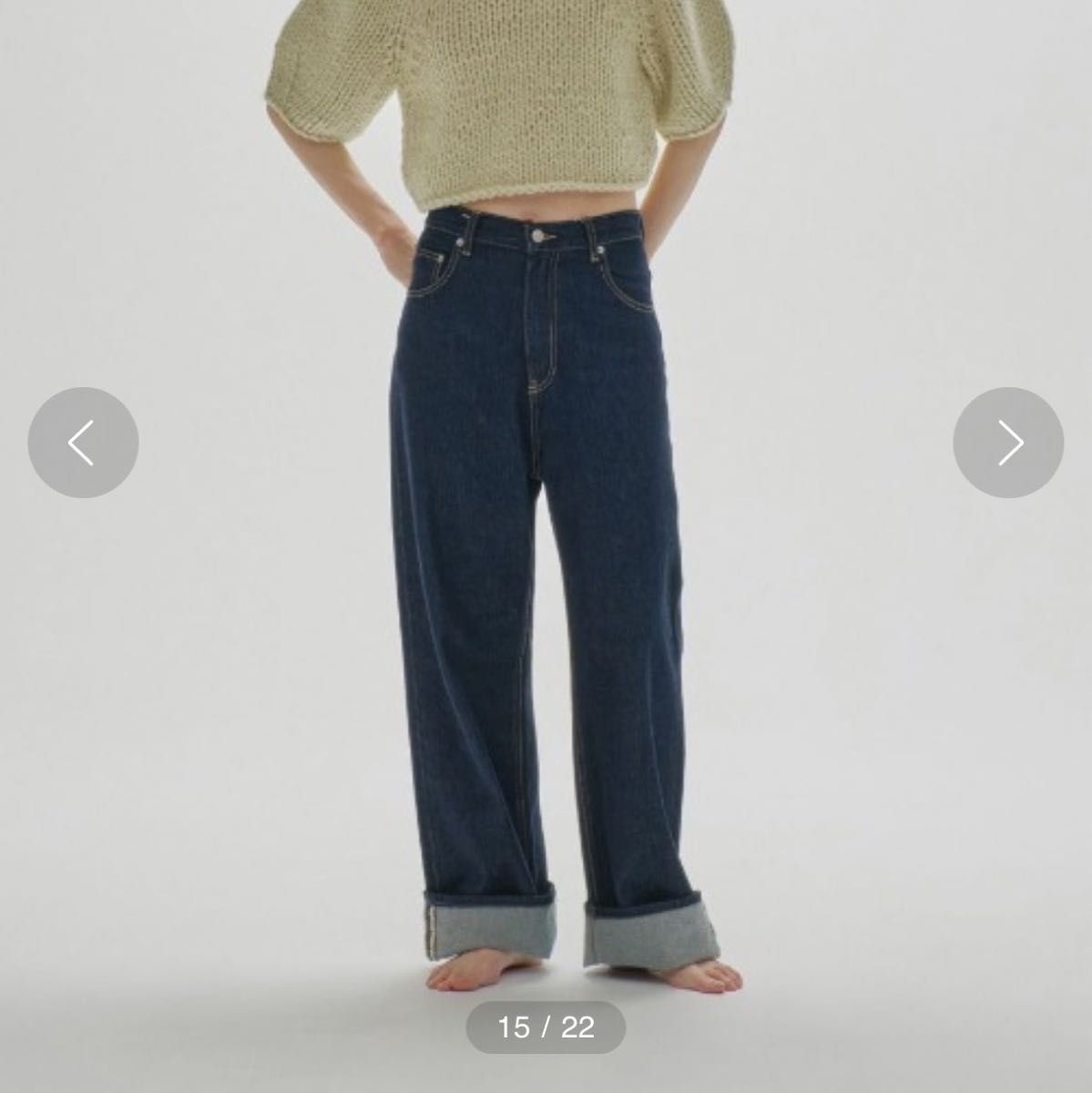 美品 TODAYFUL Cary's Denim 23 インディゴ 2025SS トゥデイフル