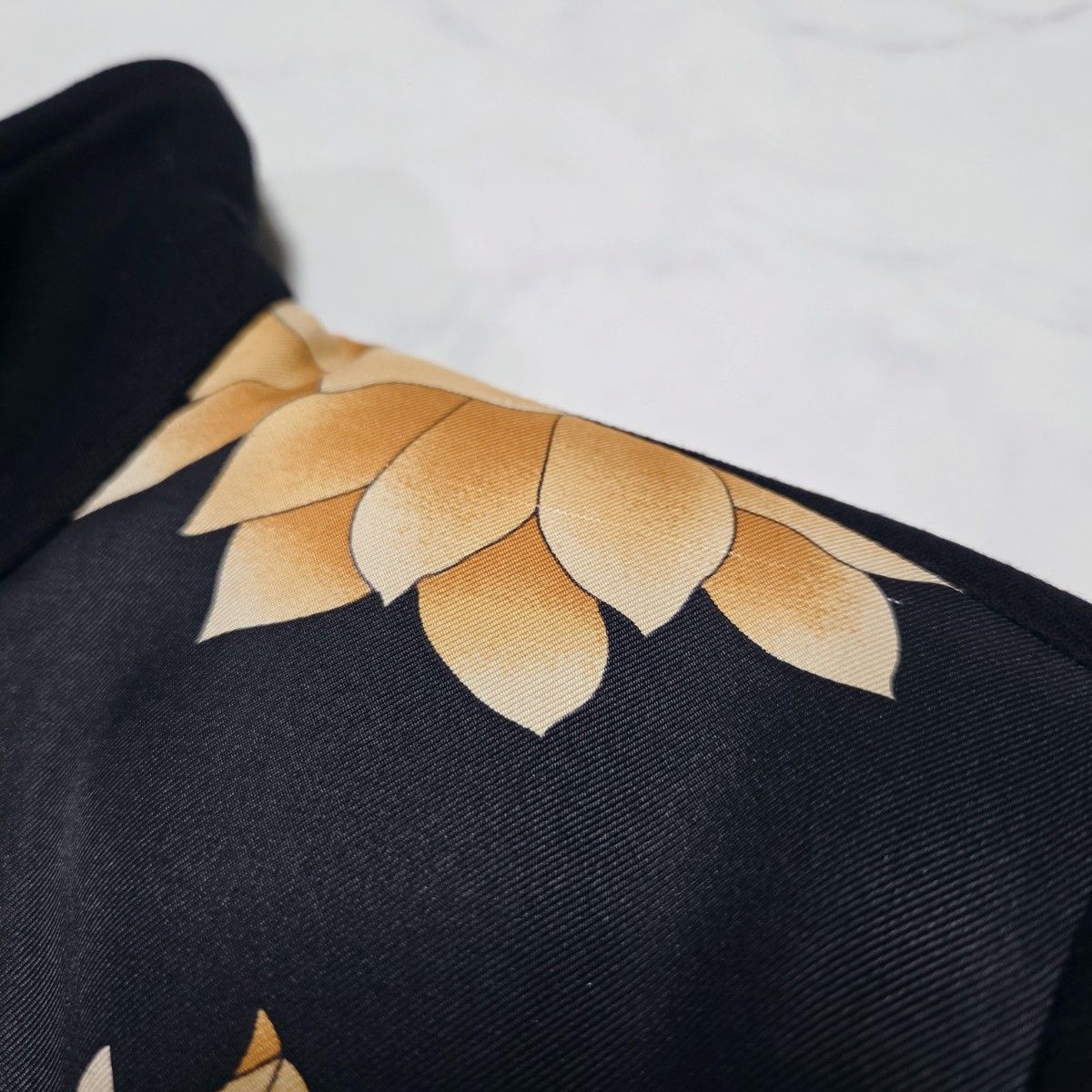 LEONARD レオナール ジャケット フラワートリム 花柄 13号 ジップ