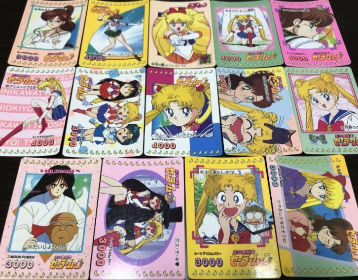 当時物 アマダ バンダイ セーラームーン 初代 無印 カード 33枚 セット