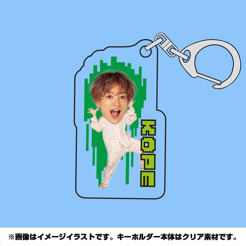 アクリルキーホルダー／パジャマ／こぺ RAKM-02 | リアルピースSTORE