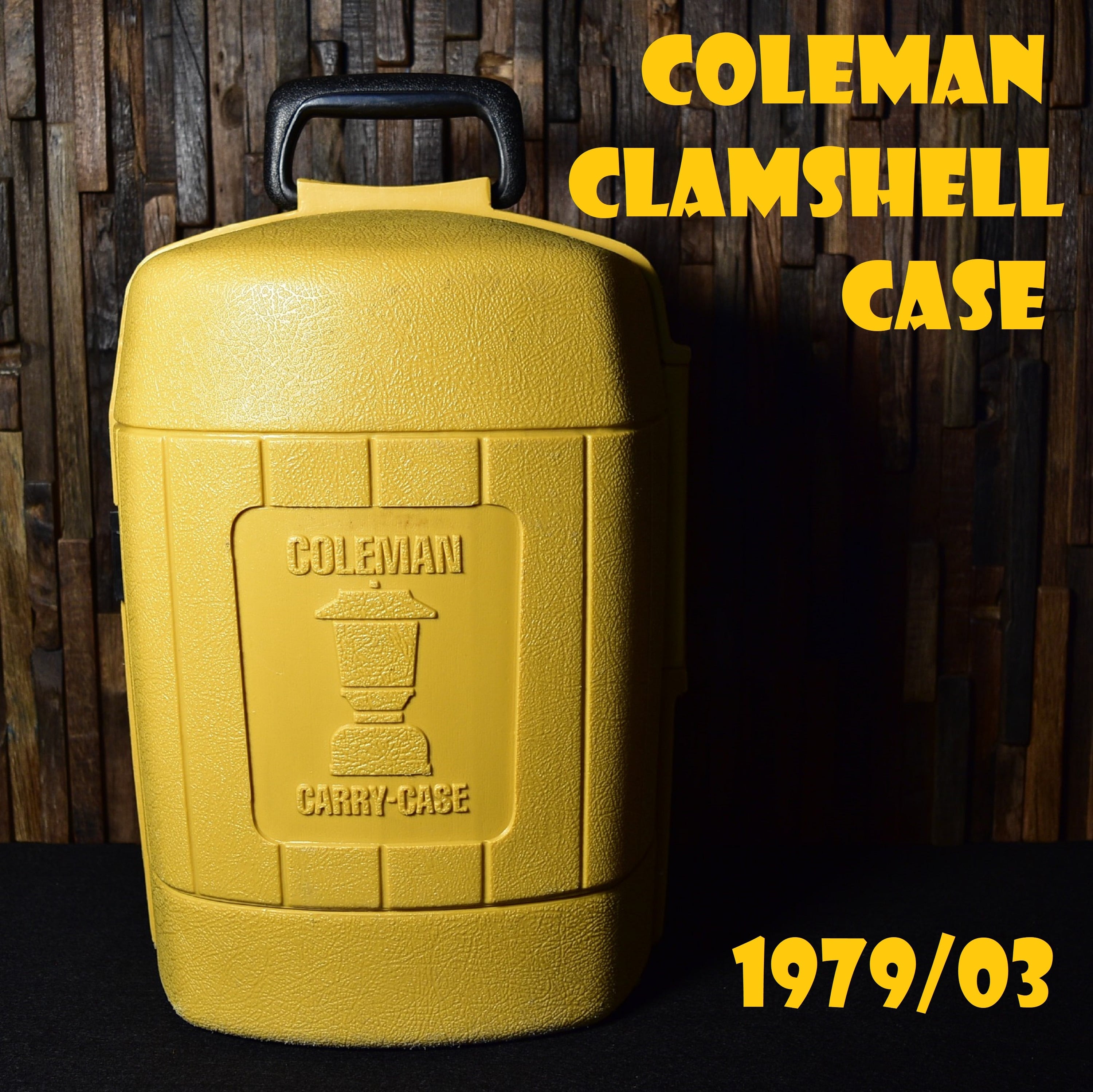 コールマン クラムシェルケース 1979年3月製造 前期型 丸ハンドル