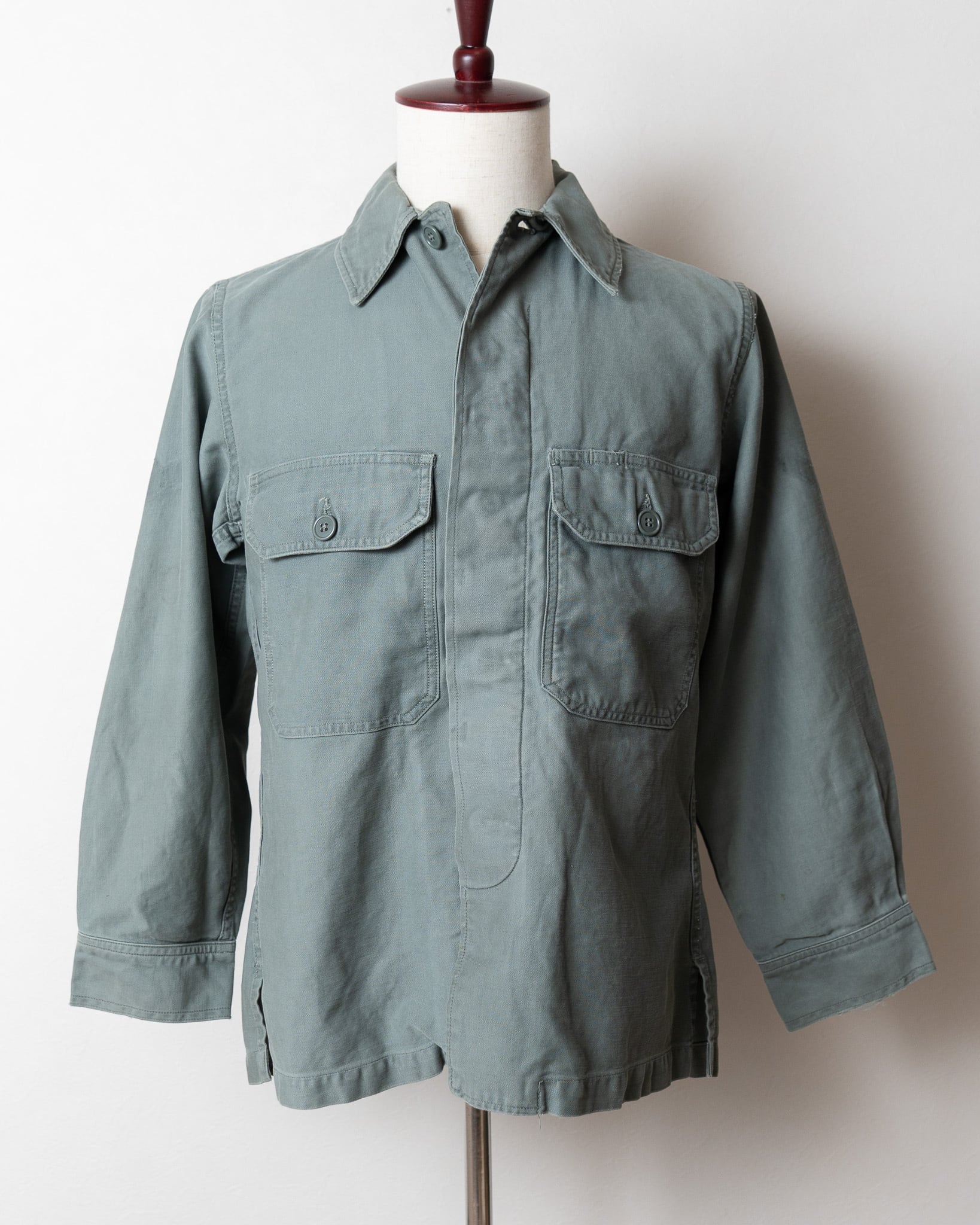 15✕32】U.S.Air Force 50's Utility Sage Green Shade 509 Shirt