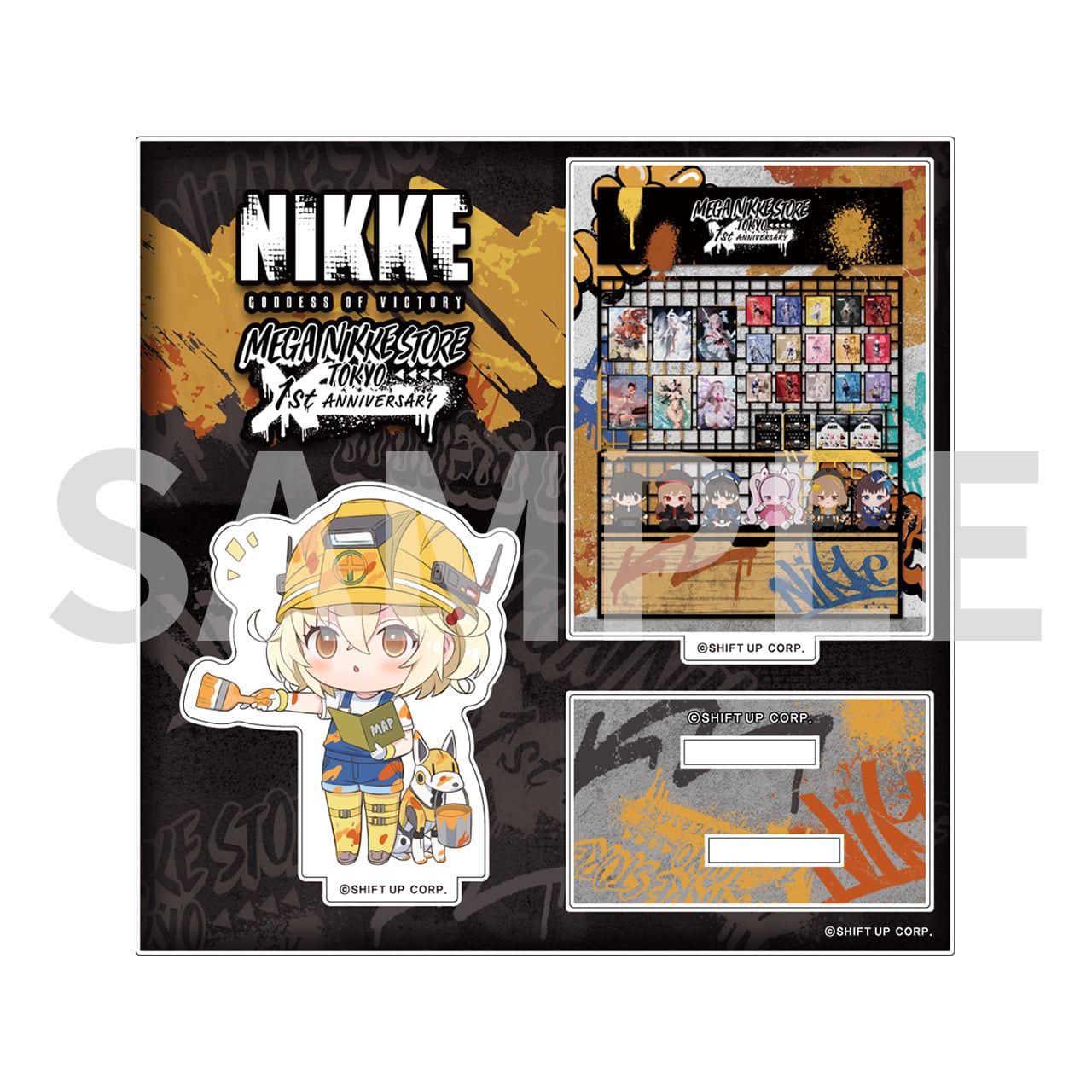 ストア限定】NIKKE トレーディングミニジオラマアクリル MEGA NIKKE