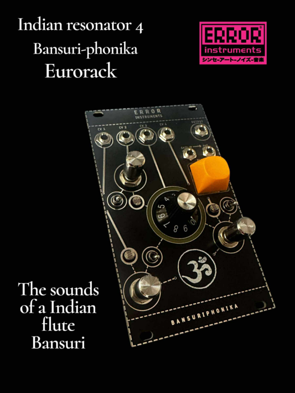 Indian Resonator 4 zl .eurorack Bansuri | NEW !! on ERROR