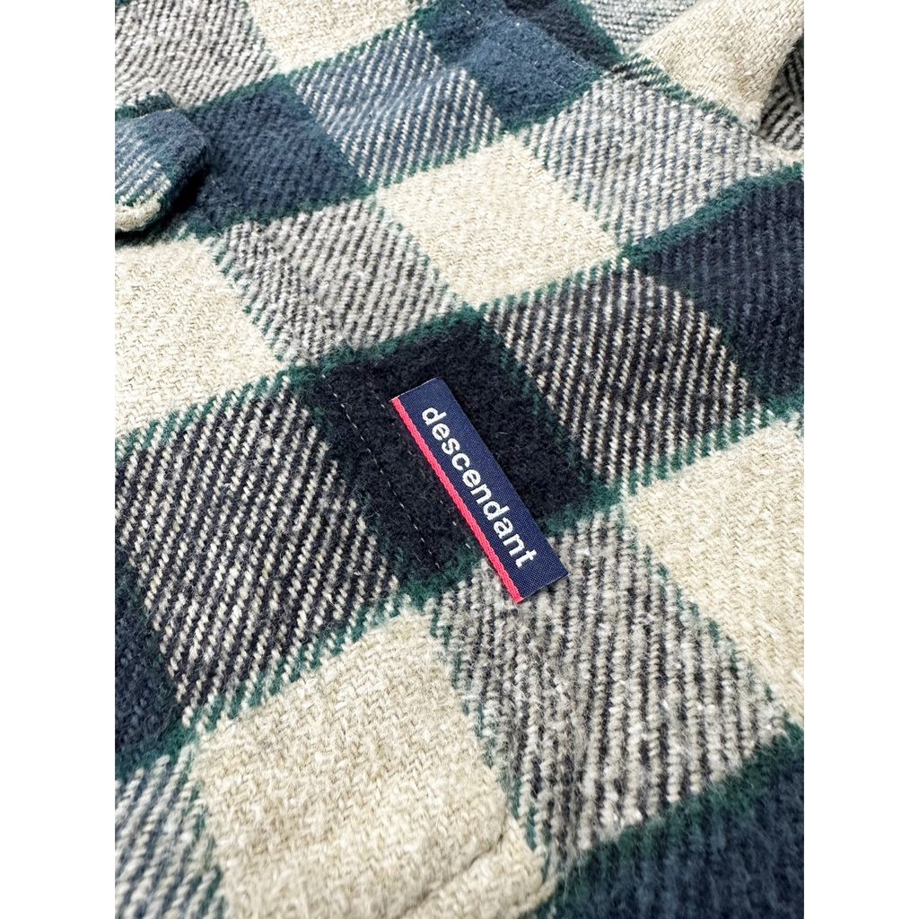 DESCENDANT 20AW VANING CHECK LS SHIRT襯衫藍色2號– Second Chance