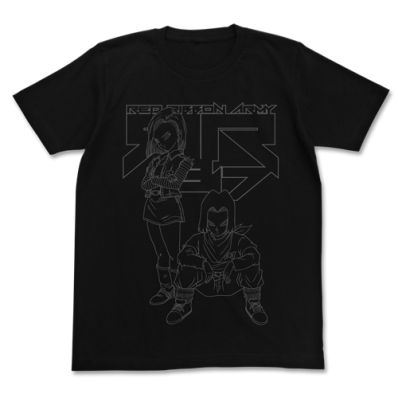 シャープ公式通販】 ドラゴンボールZ 人造人間17号＆18号Tシャツ/BLACK