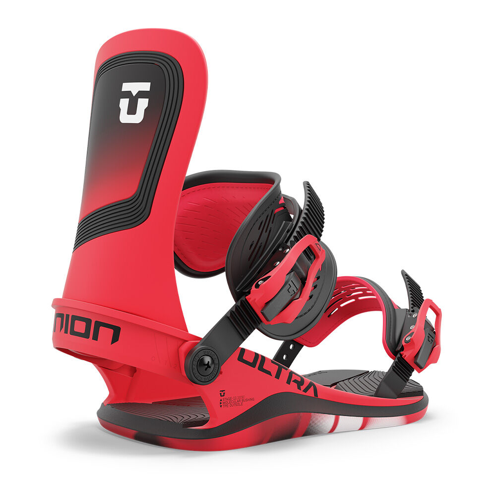 Union Ultra Men's Snowboard Bindings - L Hot Red