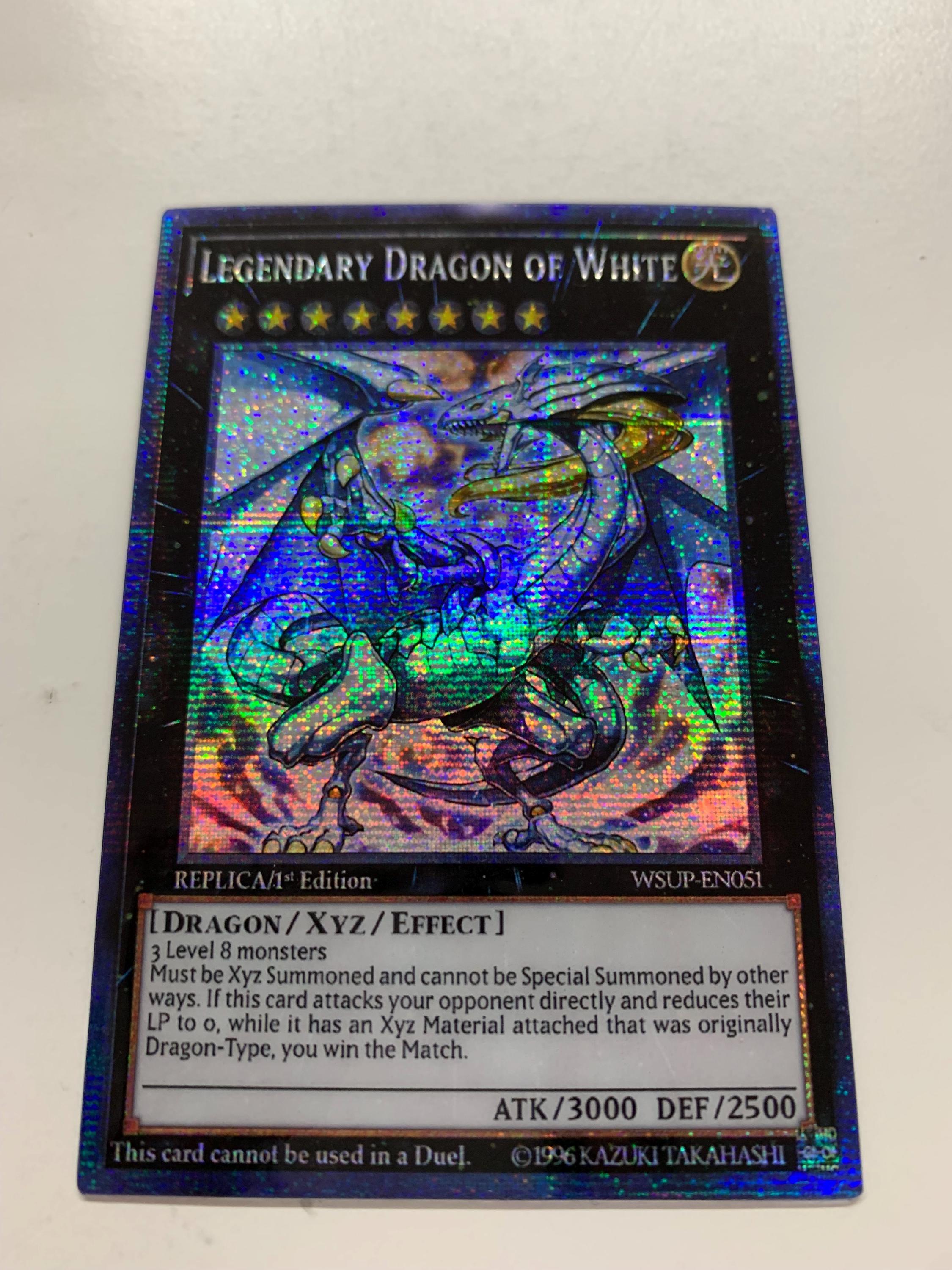 Legendary Dragon of White | Secret Rare | Orica PROXY - Etsy Israel