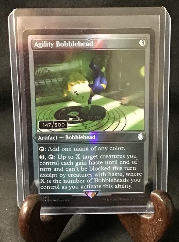 Agility Bobblehead 2024 Universes Beyond: Fallout #1062 Serial