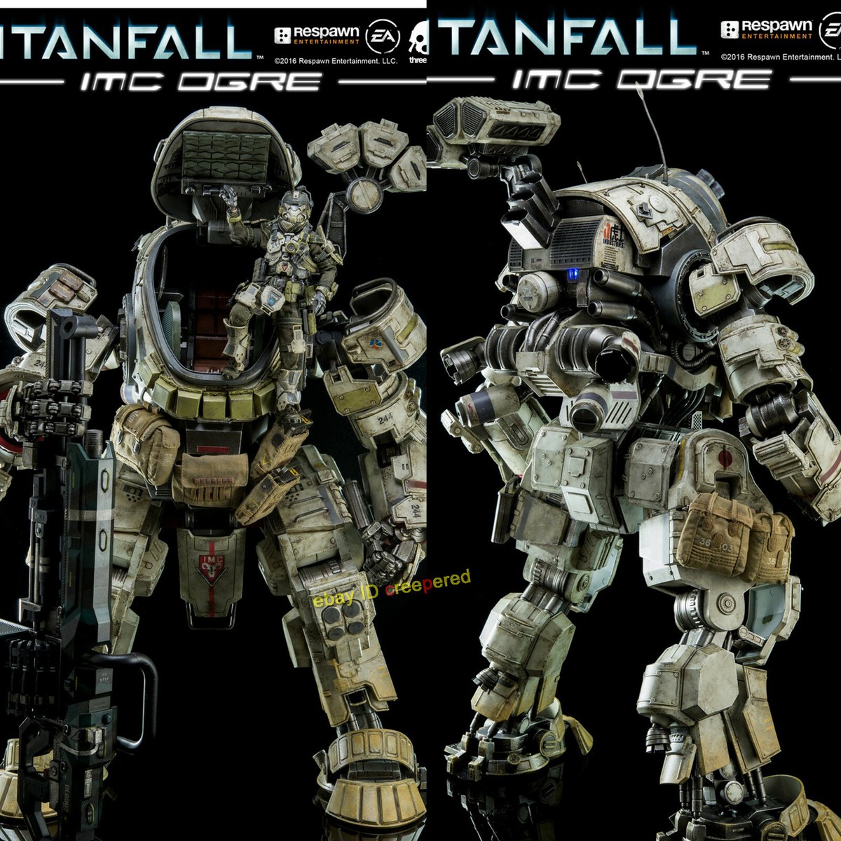 ThreeZero 3A Titanfall IMC Ogre Action Figure Collectible 1/12