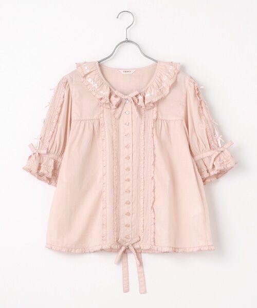 ローンフリルブラウス （シャツ・ブラウス）｜PINK HOUSE / ピンク