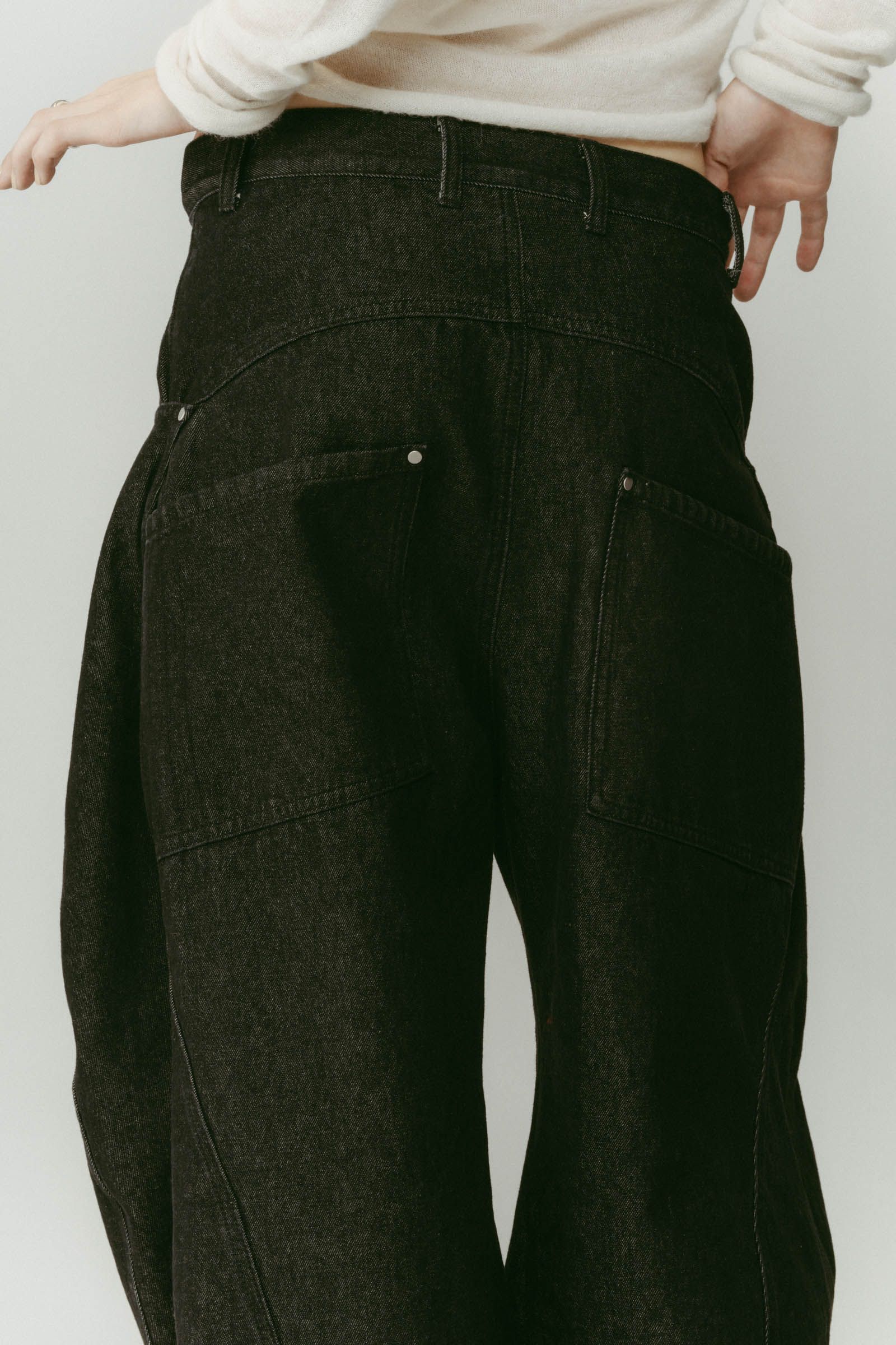 Knuth Marf - tuck design denim pants / タックデザインデニムパンツ