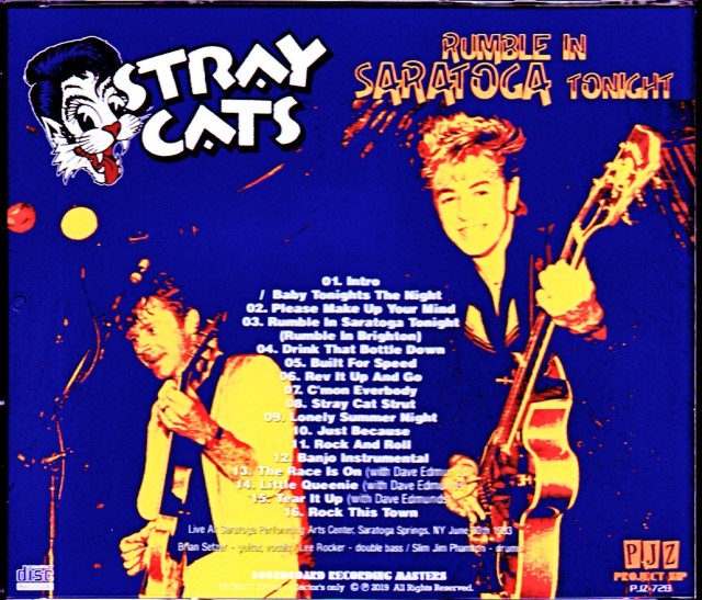 Stray Cats ストレイ・キャッツ/NY,USA 1983