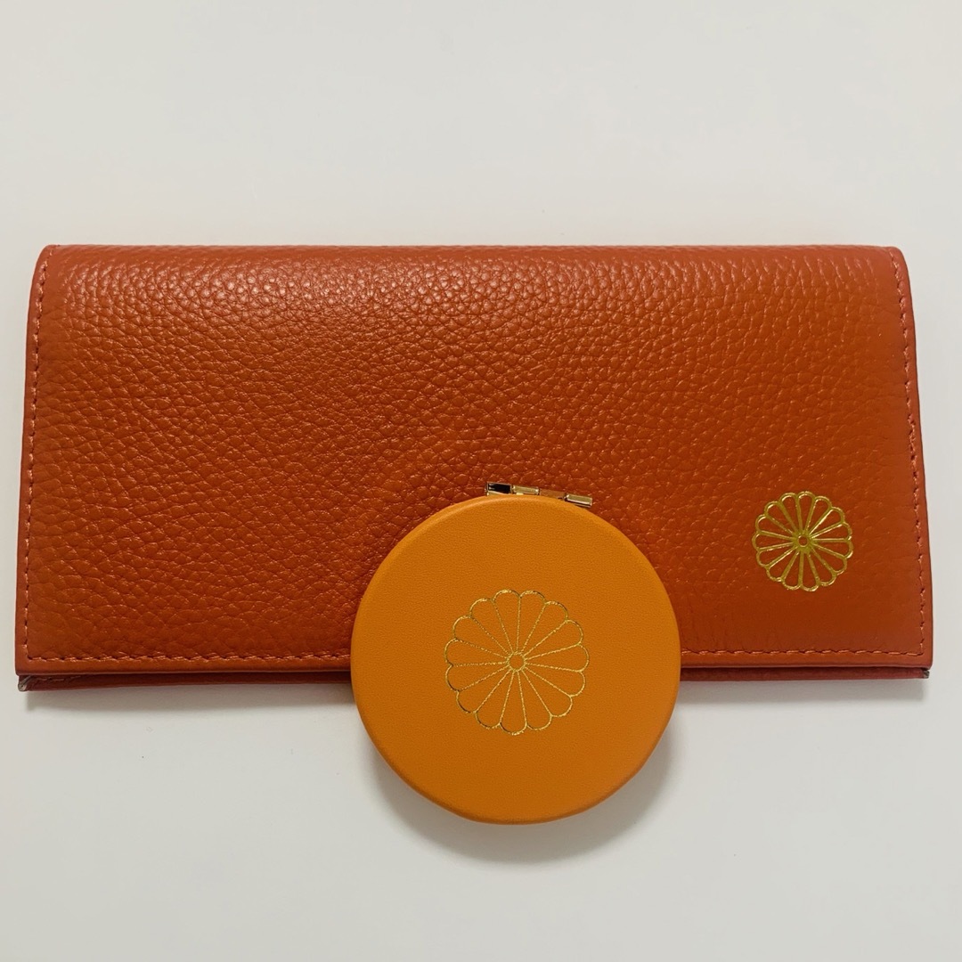 お値下げ】 皇居 財布 ミラー オレンジの通販 by ひまわり's shop｜ラクマ