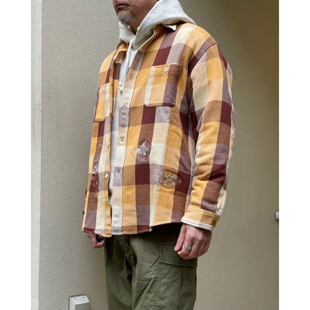 LAST 1】BOWWOW「REPAIR AGEING FLANNEL SHIRTS - フランネルシャツ