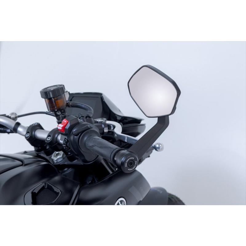 バイクパーツ ハンドル エスダブリューモーテック バーエンドミラー MT