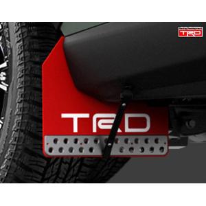 TRD RAV4 AXAH52, AXAH54, MXAA52, MXAA54用 マッドフラップ (レッド