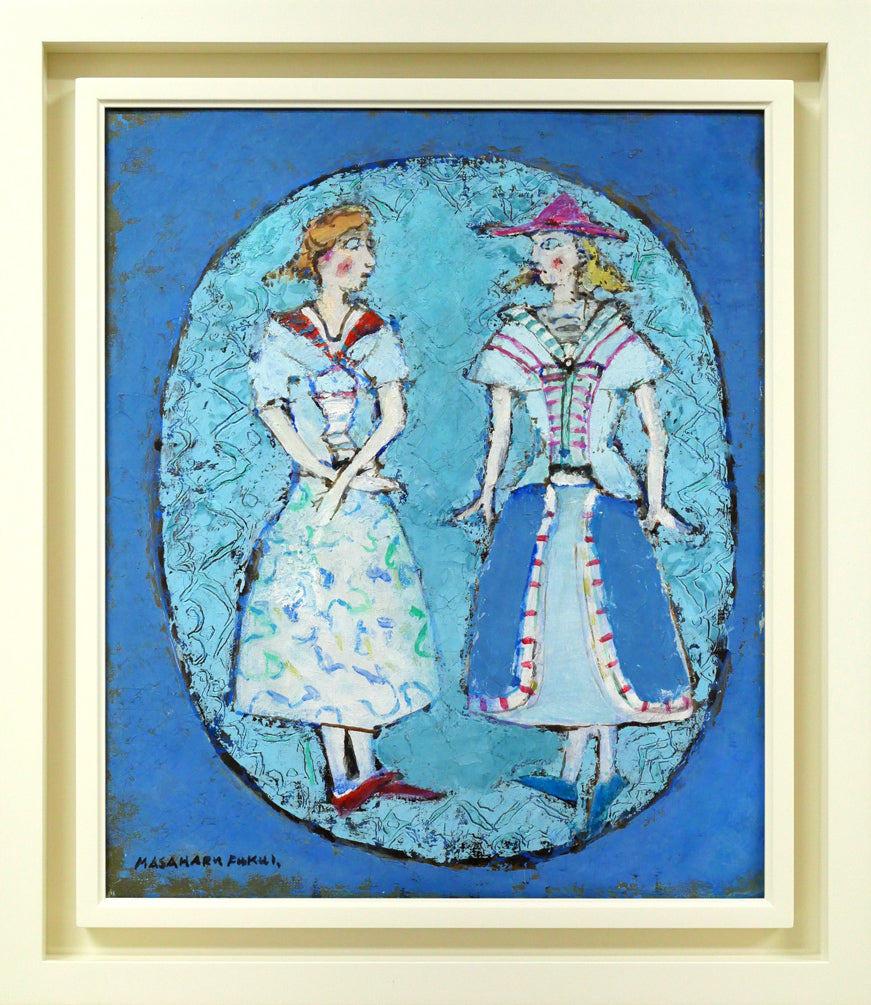 池田満寿夫「裏庭」リトグラフ・12号 絵画買取・販売の小竹美術