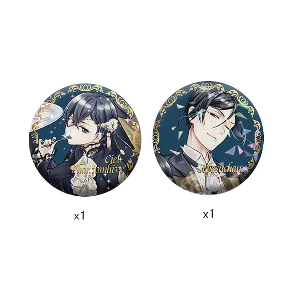 黒執事 シエル TSUTAYA ホログラム缶バッジ 60個 黒執事 シエル