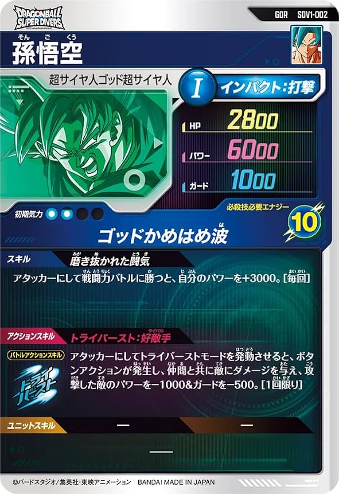 Amazon.co.jp: スーパーダイバーズ GDR 孫悟空 SDV1-002 : おもちゃ