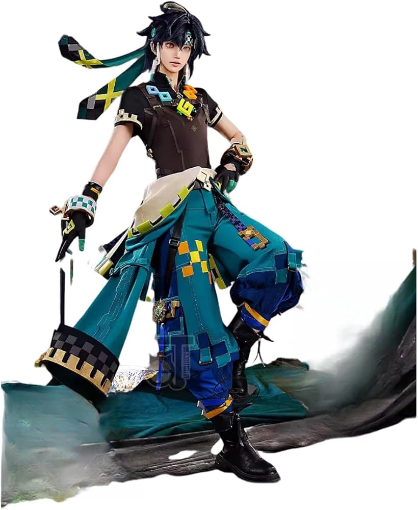 Amazon.co.jp: 【AGOS】「ウィッグ 、靴付き」原神 キィニチ コスプレ