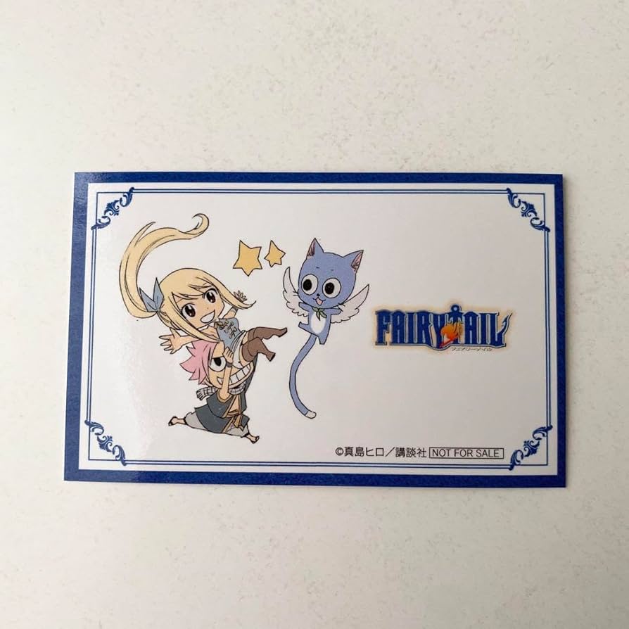 Amazon.co.jp: フェアリーテイル ナツ ルーシィ ハッピー 特典 カード