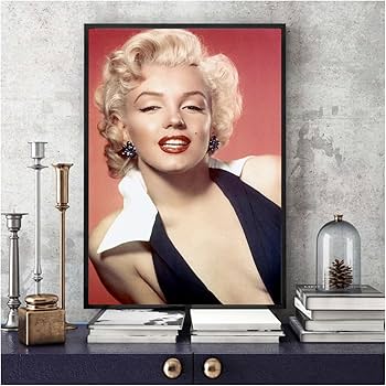 Amazon.co.jp: マリリンモンローポスターと壁アートキャンバス画像印刷