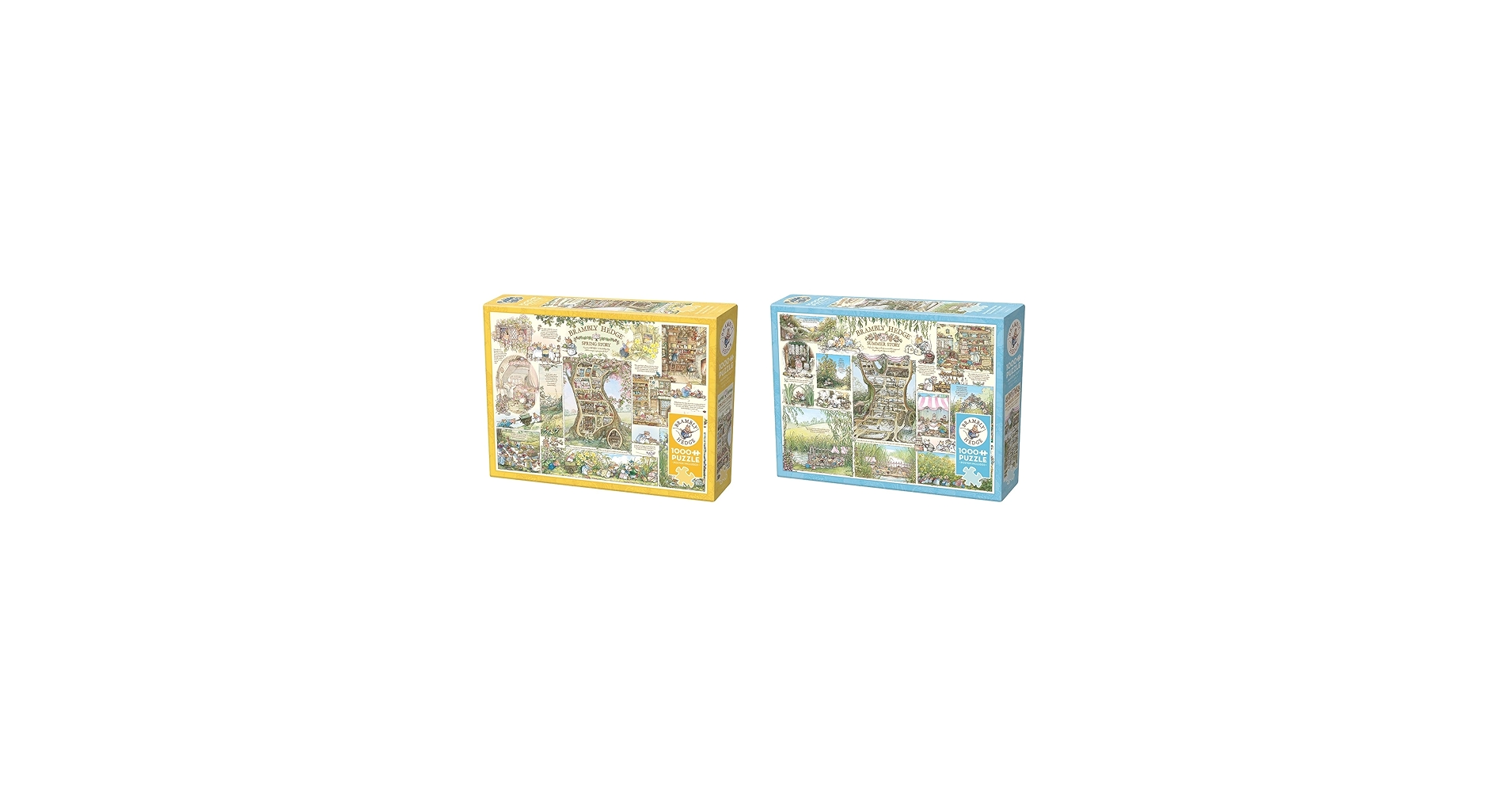 Amazon.com: Cobble Hill 1000 Piece Puzzle - Brambly Hedge Spring